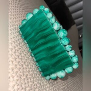 Elegant Green Acrylic Clutch